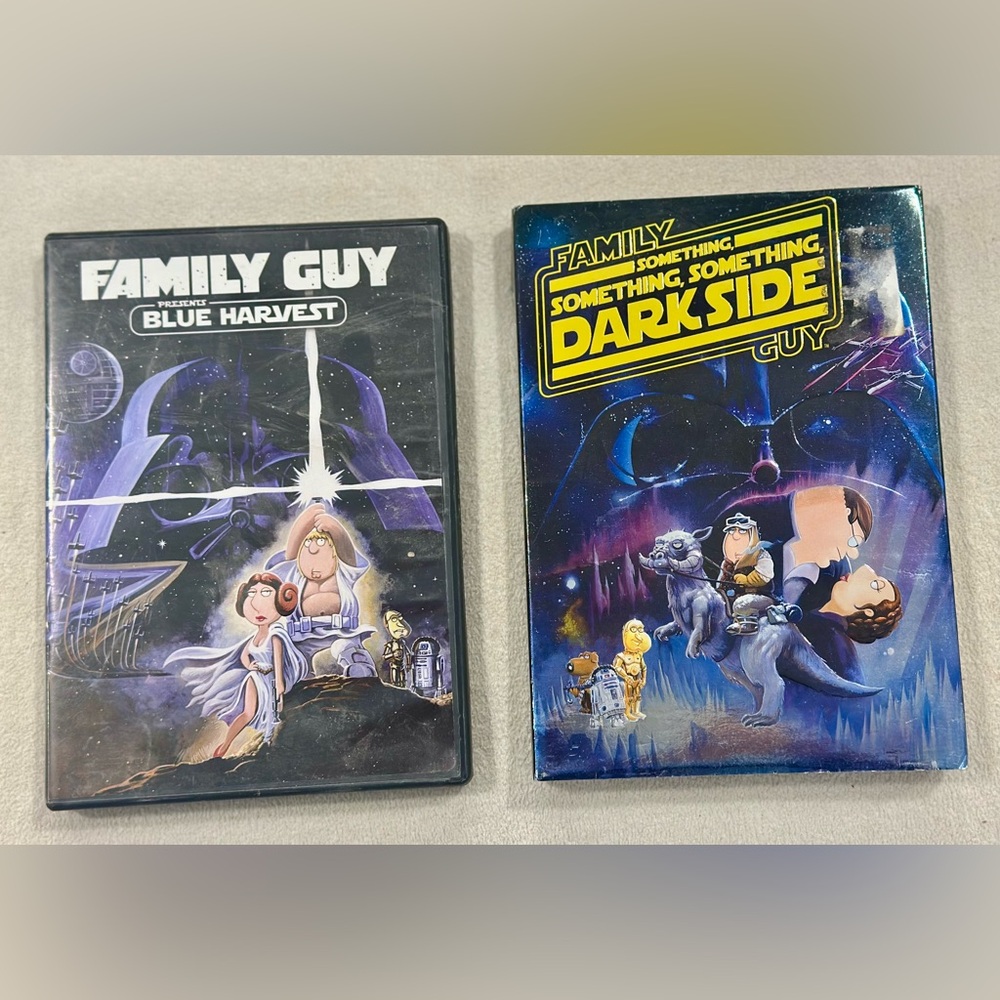 Family Guy: Blue Harvest & DarkSide- DVDs- VERY GOOD Condition!